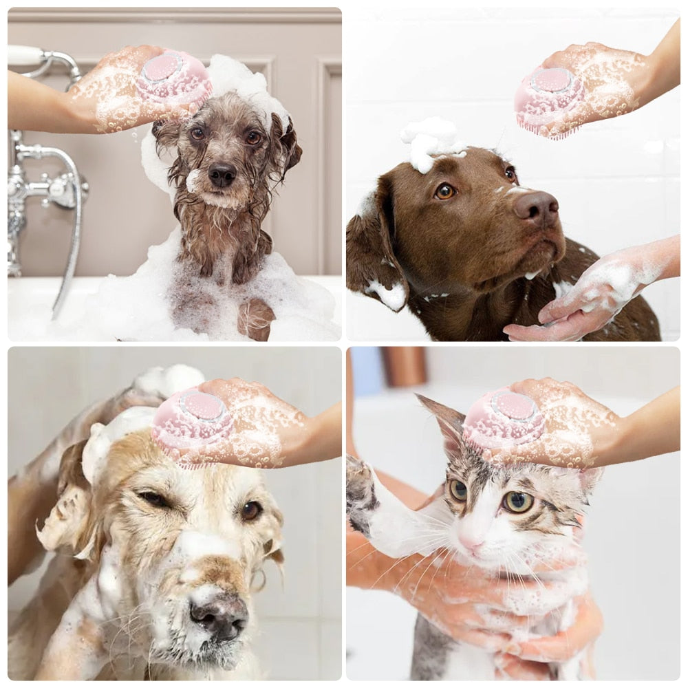 Cepillo de baño para mascotas