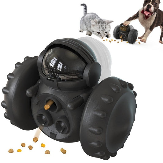 Dispensador de juguete de rueda para mascotas